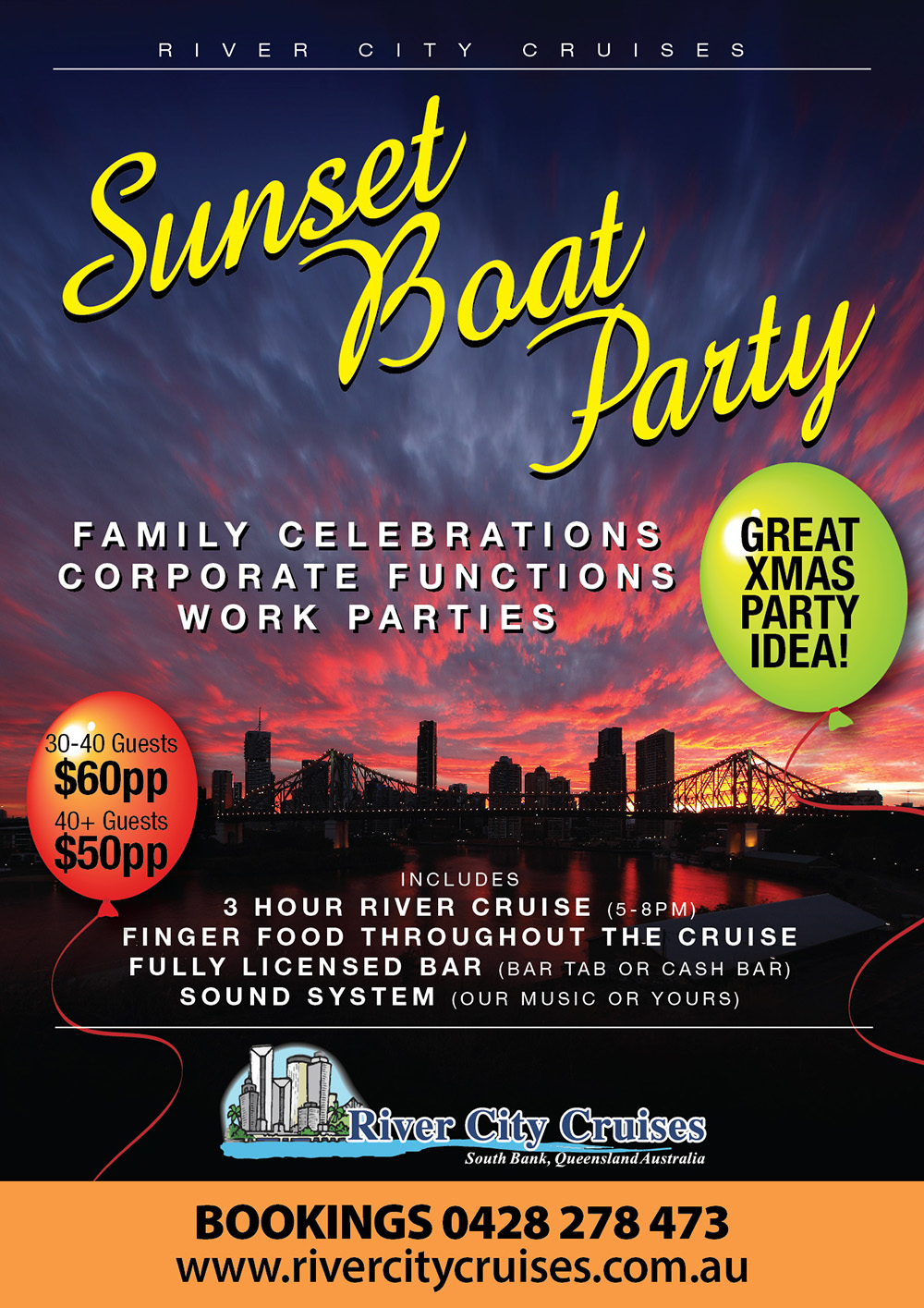 River City Cruises Functions